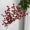 Orquídea Wenxin flor de simulación de cifrado flor artificial techo largo exterior decoración de boda arreglo floral boda flor de simulación Orquídea Wenxin