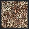 Lenço de cabeça de algodão com estampa de leopardo e tigre europeu e americano 54*54 algodão atacado transfronteiriço novo paisley sem costura lenço quadrado externo