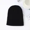 Nuevo Gorro de Moda Estilo Coreano para Circunferencia de Cabeza Grande Multicolores Casual para Otoño e Invierno Cálido de Punto Sólido Gorro Pullover Gorro de Punto