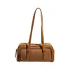Bolsa Baguette Retro de Ombro Único Sob o Braço Feminina 2026 Nova de Alta Qualidade Manual para o Dia a Dia Grande Capacidade Bolsa Boston