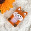 Serie de Portatarjetas de Peluche Lindos de Dibujos Animados Bolsa para Guardar Identificación de Estudiante Funda Protectora para Tarjeta de Foto de Ídolo Venta al por Mayor