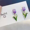 Brincos de Tulipa Estilo Fada Super Novos 2023 para Mulheres, Simples e Frescos, Brincos Modernos e de Alta Qualidade