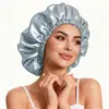 Venda Direta da Fábrica Chapéu de Beleza Lenço para Cabeça Transfronteiriço da Amazon Chapéu para Cuidados com o Cabelo de Seda Imitação Touca de Dormir de Cetim Dupla Camada para Homens e Mulheres