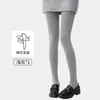 Outono e Inverno Emagrecimento Cintura Alta Roupa Exterior Meia-Calça Cinza Versão Atualizada Leggings de Desenho Animado Artefato de Perna Nua para Mulheres