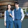 Conjunto de Chaleco Igual para Hombre y Mujer de Otoño e Invierno, Conjunto de Uniforme de Trabajo para Estudiantes de Hotel y Universidad, Chaleco, Ropa Profesional, Conjunto de Tres Piezas