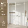 Arara de roupas de cima para baixo combinação de quarto guarda-roupa simples armazenamento doméstico varal aberto de piso vestiário