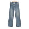 NZ251-25 Primavera Nuevo Estilo Americano Retro Cintura Alta Viejos Sueltos Pierna Ancha Rectos Pantalones Vaqueros