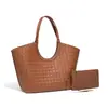 Bolsa Tote Personalizada para Mujer, Bolso Tejido en Relieve de Nuevo Estilo de Gran Capacidad de Moda, Bolso de Hombro Casual, Bolso de Mano para el Trabajo