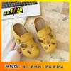 Zapatos Planos Lindos de Dibujos Animados Estilo Birkenstock para Mujer 2025 Nuevos Calientes Versátiles Cómodos Suela Suave Zuecos Casuales Elegantes