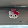 Nuevo clip magnético para gafas de sol de gatito lindo para coche, clip para almacenamiento de boletos, decoración universal para parasol