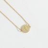 Collar minimalista de la serie Guanyin de venta caliente transfronteriza, colgante distintivo exquisito, cadena para clavícula, nicho versátil, joyería para mujer