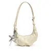 Moda Retro Tendência Bolsa de Luxo 2025 Novo Verão Roupas de Trabalho Versátil Grande Capacidade Uma Alça Bolsa Dumpling