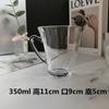 Vaso de vidrio engrosado de gran capacidad con asa, taza de vela distintiva, taza para beber resistente a altas temperaturas para el hogar, taza de café para oficina