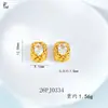 Cuentas cuadradas de colores con agujeros pasantes, accesorios para joyería DIY, latón chapado en oro con diamantes y esmalte, lujo ligero, cuentas frescas y dulces