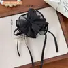 Pinza de Resorte con Cinta de Lazo Floral Dulce para Cabello Semirecogido en la Parte Trasera de la Cabeza, Nuevo Accesorio para el Cabello 2025, Tocado Elegante