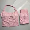 Venta Caliente Transfronteriza Dfyne Nuevo Chaleco de Yoga Resistente a las Arrugas Leggings de Pantalones de Nueve Puntos Sin Costuras de Tres Secciones Levanta Glúteos