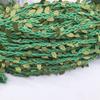 Suministro Directo de Fábrica Cuerda de Cera Trenzada de Ratán DIY 100m Trenza de Cabeza Pequeña Izquierda y Derecha Cuerda de Cera Trenzada Hoja Simulada Colorida