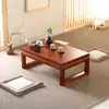 Mesa de centro tatami Mesa Kang japonesa mesa baixa de madeira maciça mesa simples estilo japonês mesa de sala de estar mesa de centro pequena para bay window Novo Chinês Zen
