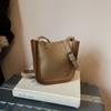 Bolsas Pequeñas Populares Transfronterizas y para Todas las Estaciones para Mujer, Bolsos Cubo de Piel Graneada a la Moda, Bolsos Cruzados Versátiles para Hombro para Teléfonos Móviles