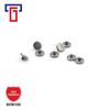 Titanio G23 superficie curva plana Clavo de base Clavo enterrado Clavo de labio Aleación de titanio Joyería para perforaciones Accesorios