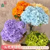 Simulación 225 piezas 5 cabezas Ramo de Hortensias Diámetro Grande Hortensias al por Mayor Transfronterizo Flores Artificiales de Seda Flores de Boda de Alta Calidad