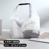 Bolsa de Maquillaje Portátil Fresca y de Gran Capacidad para Viajes, Cosméticos, Artículos de Tocador, Uso en la Playa, Bolsa de Almacenamiento de Malla a Prueba de Fugas
