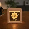 Novo Produto Transfronteiriço Enfeites de Mesa de Cristal Criativos Luz Noturna de Cristal Lâmpada de Cabeceira Presente de Dia da Temporada de Volta às Aulas Lembrancinhas