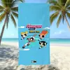 Toalla de Playa de Microfibra de Las Chicas Superpoderosas Secado Rápido y Absorbente de Agua Toalla de Baño para Nadar Infantil Portátil para Viajes Tamaño Grande