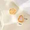 Accesorios Antiguos Vietnamitas de Oro de Arena Alta Retención de Color Cuentas Espaciadoras Colgante de Zirconio Incrustado de Durazno Cadena de Extensión para Pulsera y Collar Joyería DIY