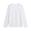 Camiseta de manga larga de algodón de 200 g, personalizada, para otoño e invierno, holgada, con cuello redondo, manga larga, con publicidad, con logotipo impreso.