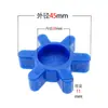 Amortiguador de Goma para Acoplamiento Tipo L Elastómero Amortiguador Hexagonal Almohadilla de Rueda Flor de Ciruelo L090-095 Goma