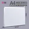 Saco ziplock Jieli pp espessado fosco a4/b5/a5/a6 saco de arquivo saco de arquivo saco com cordão tridimensional à prova d'água
