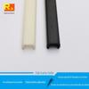 Fornecimento de produtos de plástico ABS clipe de vidro 8mm 9mm perfil de plástico ABS perfil de plástico extrudado