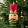 Adornos para árbol de Navidad transfronterizos, soldados elfo, decoraciones colgantes coloridas, accesorios, colgantes, decoraciones de ambiente festivo