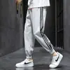 Pantalones Casuales para Hombre Primavera y Verano Pantalones Deportivos de Tres Rayas Casual Versátil Sueltos Talla Grande Pierna Recta Pantalones Largos Modernos