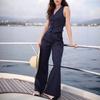 Chaleco de Traje de Primavera y Verano para Mujer de Gama Alta Casual Nuevo Elegante Simple Europeo y Americano Conjunto de Dos Piezas Chaleco y Pantalones