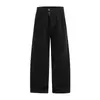 Ropa de Hombre Jie Zhan Cuello Irregular Doble Botonadura Pantalones de Pierna Ancha 26 Primavera Nueva Marca de Tendencia Sueltos Versátiles Pantalones Estilo Old Money