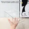 Caja de Almacenamiento de Escritorio de Acrílico Organizador Transparente para Cosméticos de Dormitorio Mascota Papelería de Escritorio Estante de Almacenamiento Apilable