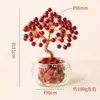 Árbol de Cristal Natural Decoración de Árbol de Dinero de Cristal para Hogar Sala de Estar Entrada Oficina Escritorio Adorno Creativo
