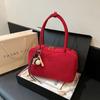 Bolso Exterior Individual Vintage Esmerilado de Gran Capacidad para Mujer 2024 Nuevo Otoño e Invierno Bolso Cruzado Versátil para Viajes Portátil Tipo Almohada