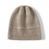 Moda Feminina Caxemira Chapéu Macio Quente Simples Estilo Ocidental Outono e Inverno Nova Moda All-match Casual Bolsa Cabeça Chapéu