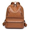Europa y Estados Unidos nuevo bolso de hombro de cuero suave vintage gran capacidad multiusos mochila para mujer moda Joker bolsa de viaje al por mayor