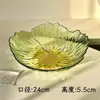 Prato de Frutas de Vidro, Luxo Leve, High-End, para Uso Doméstico, Mesa de Centro da Sala de Estar, Sensação de Alta Classe, Cesta Exquisita de Cristal para Exibir Doces e Lanches