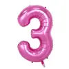 Pedido Mínimo Una Pieza Globos Digitales de Papel de Aluminio Versión Americana de 32 pulgadas para Decoración de Cumpleaños y Fiestas Navideñas Venta al por Mayor