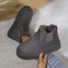 Botas de Algodón de Punta Redonda de Felpa Amazon 2024 Otoño e Invierno Nuevo Exportación 44 Talla Grande Botas de Nieve de Suela Gruesa para Mujer Venta al por Mayor
