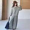 Conjunto de Sudadera para Niñas Primavera y Otoño 2026 Nuevo Casual Estilo Coreano Conjunto de Sudadera de Dos Piezas para Niñas Mayores