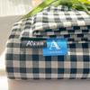 Sábana de Algodón Lavado de Clase A para Madre e Infante de Una Pieza Estilo sin Estampado Dormitorio de Estudiantes Color Sólido a Cuadros Juego de Tres Piezas