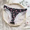 Ropa interior de mujer Amazon, estampado retro, talla grande, bragas de triángulo transpirables, 10A antibacteriana, entrepierna extendida, ropa interior para niñas
