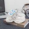 Zapatos de Papá para Niñas Estilo Primavera y Otoño Malla Transpirable Suela Suave Zapatos Deportivos Zapatos Casuales para Niños Medianos y Grandes Estilo Coreano Versátiles