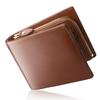 Cartera Retro de Cuero de Vaca Nappa para Comercio Exterior Estilo Japonés Cadena Simple Nueva Bolsa para Dinero Cartera de Cuero Genuino para Hombres Venta al por Mayor